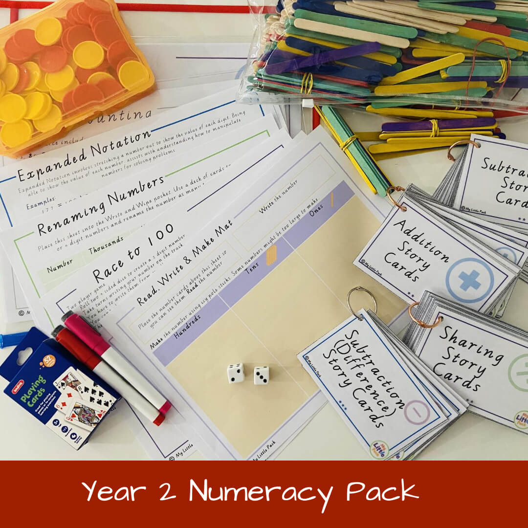 Year 2 Numeracy Pack