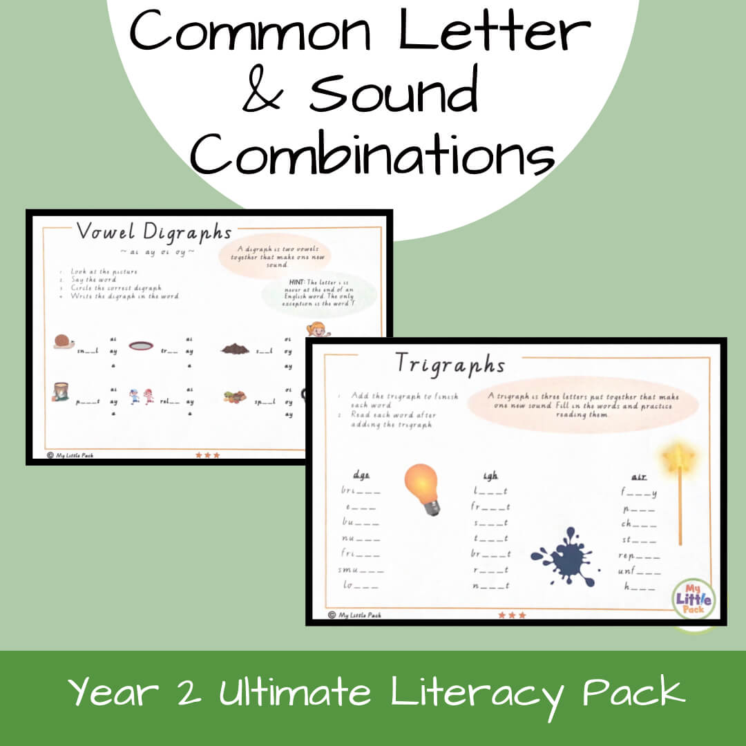 Common Letter & Sound Combinations Activities